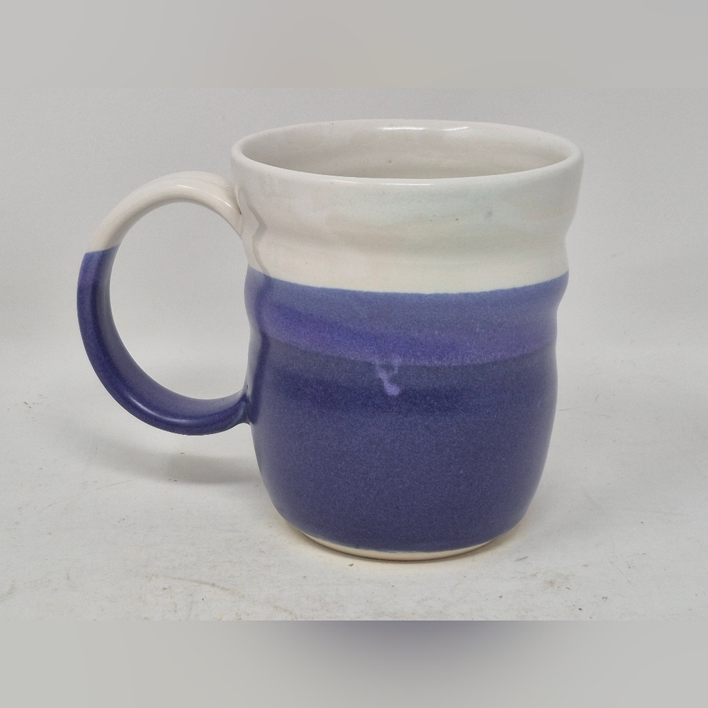 Blue And White Studio Pottery Mug